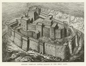 Knight Templar Castle Kragin in the Holy Land by American School