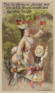 Lady and Girl Advertising Corned Beef