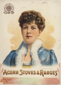 Lady in Blue Coat