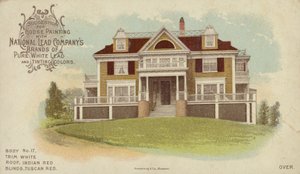 Large Detached Home, Advert for House Painting by American School
