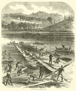 Laying the Pontoons for Sedgwick
