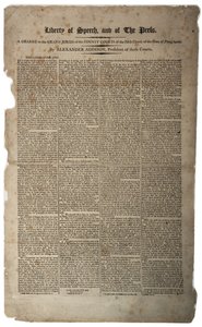 Liberty of Speech and of the Press, January 1799 by American School