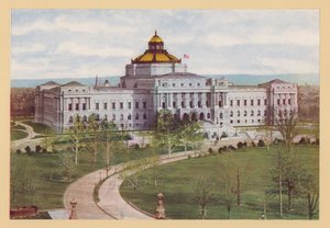 Library of Congress, Washington DC by American School