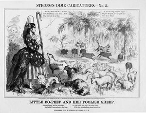 Little Bo-Peep and her foolish sheep