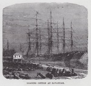 Loading Cotton at Savannah by American School