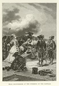 Mademoiselle Montpensier at the Storming of the Bastille by American School