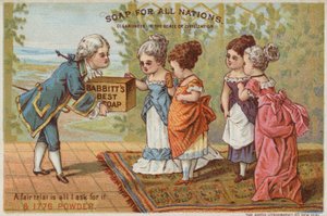 Man Delivering Soap to Ladies by American School