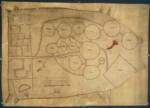 Map of Native Indian Lands, c.1721-25
