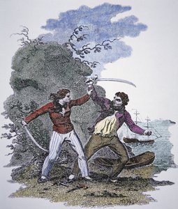 Mary Read Fights Another Pirate to Save Her Male Lover