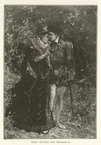 Mary Stuart and Francis II by American School