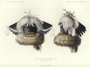 Mask of A Sayathlia (warrior god) - Front and Side Views