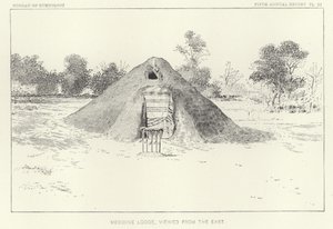 Medicine Lodge Viewed from the East by American School