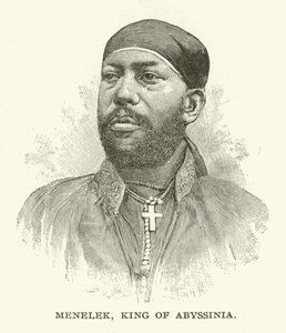 Menelek, King of Abyssinia by American School