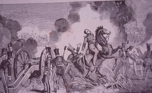 Mexican-American War (1846-48), Battle of Palo Alto and death of Major Ringgold by American School