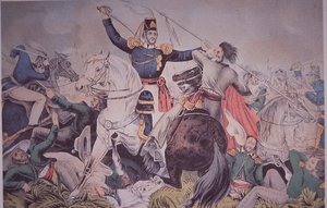 Mexican-American War, Colonel Harney fight at Madelin near Veracruz by American School