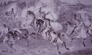 Mexican-American War (1846-48), Battle of Buena Vista by American School