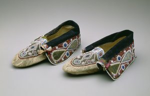 Moccasins, Chippewa, c.1835