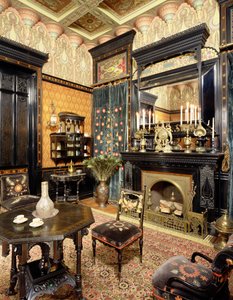 Moorish Smoking Room, The John D Rockefeller House, c.1864-81 by American School