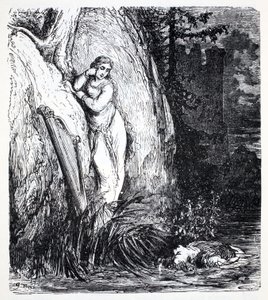 Nixes, from The World Guide to Gnomes, Fairies, Elves and Other Little People by Thomas Keightley, Published 1880 by American School