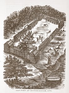 Old Fort at Boonsborough, 1775 by American School
