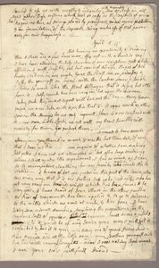 Page 3, Letter from Abigail Adams to John Adams, 31 March - 5 April 1776 by American School