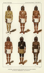 Personal Adornment When Received into the Third Degree of Official Membership Cult, Society by American School