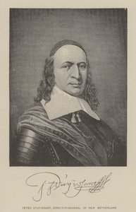 Peter Stuyvesant, Director-General of New Netherland by American School