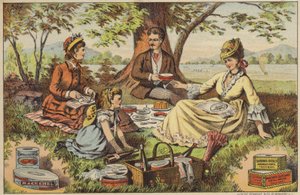 Picnic by the Water, Enjoying Canned Fish by American School