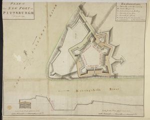 Plan of the New Fort at Pittsburgh by American School