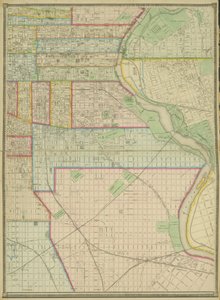 Plate 5, Map of the Whole Incorporated City of Philadelphia, 1867 by American School