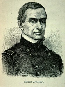 Portrait of Major Robert Anderson (1805-71) by American School
