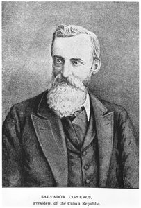 Portrait of Salvador Cisneros Betancourt (1828-1914) from The Story of Cuba by Murat Halstead