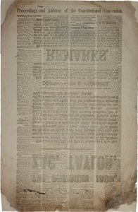 Proceedings and Address of the Constitutional Convention, c.19th March 1861 by American School