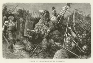 Pursuit of the Ostrogoths by Belisarius by American School