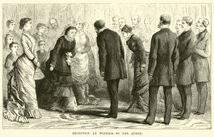 Reception at Windsor by the Queen