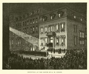 Reception at the House of G W Childs by American School
