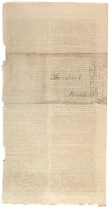 Resolutions printing NYS proposal for amendments to Constitution, October 1788 by American School