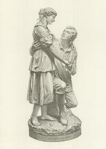 Robert Burns and Highland Mary by American School