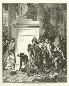 Rome Plundered by the Gauls by American School