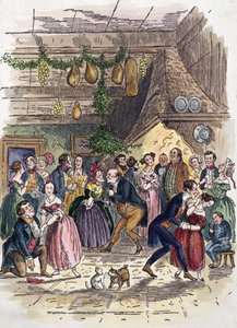 Scene from A Christmas Carol by American School