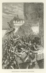 Sennacherib Attacking Jerusalem by American School