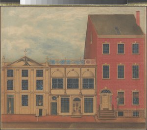 Shop and Warehouse of Duncan Phyfe on Fulton Street in New York City