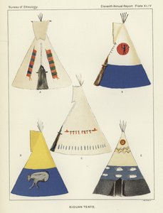 Siouan Tents by American School