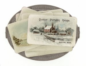 Snow Scene, Range by American School