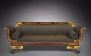 Sofa, c.1820 by American School