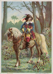 Soldier on horseback by American School