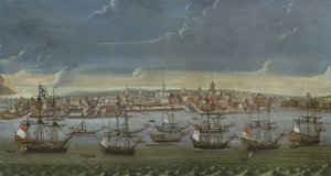 Southeast Prospect of the City of New York by American School
