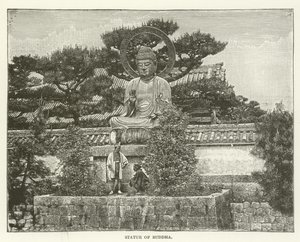 Statue of Buddha by American School