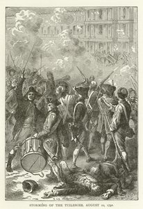 Storming of the Tuileries, 10 August 1792 by American School