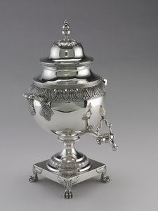 Tea Urn, fabricated by Harvey Lewis, 1811-25